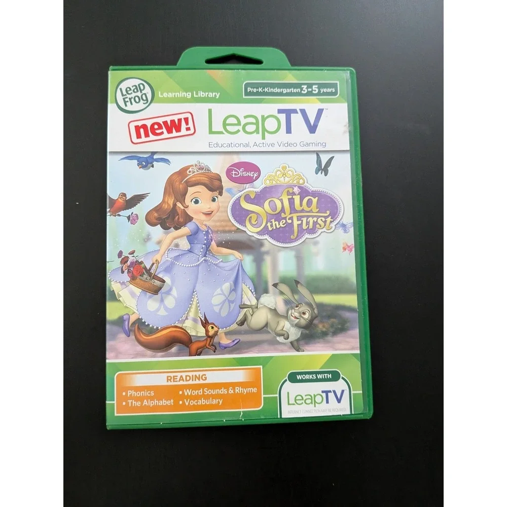 LeapFrog LeapTV Disney‎ Sofia the First Video Game with Case